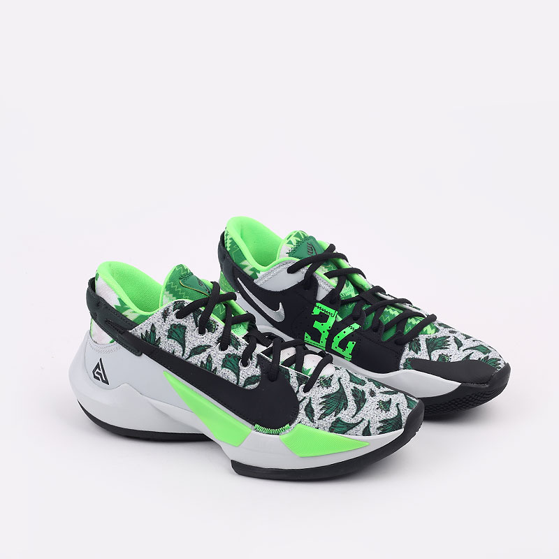 мужские разноцветные баскетбольные кроссовки Nike Zoom Freak 2 DA0907-002 - цена, описание, фото 2